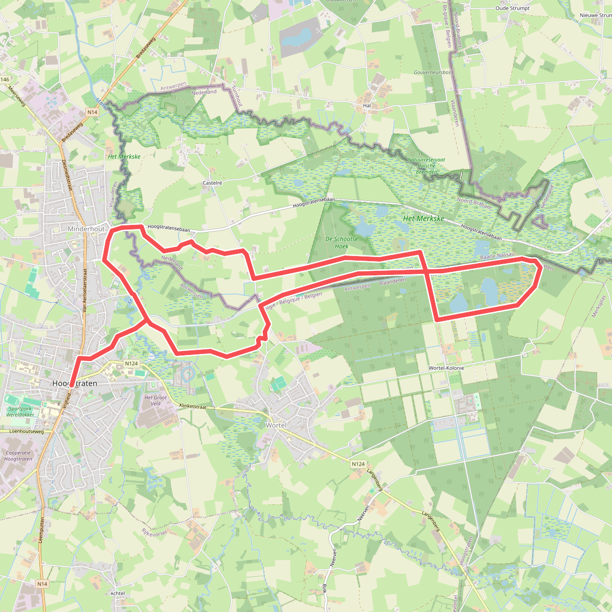 Watermolenpad Minderhout