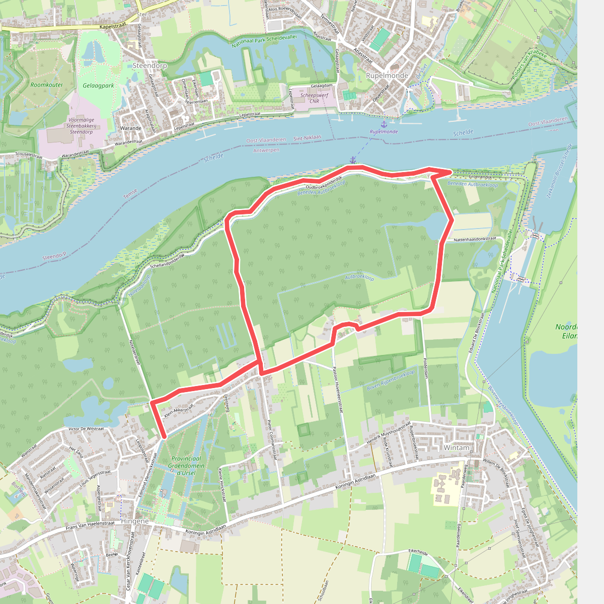 Stiltepad Hingene