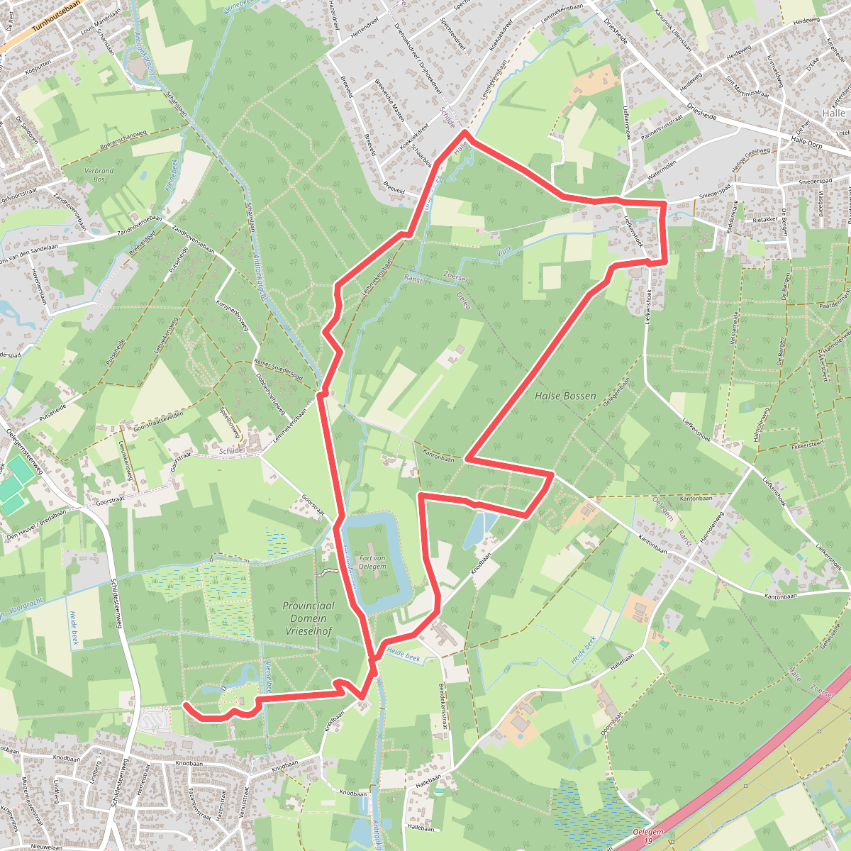 Wandelen langs erfgoed door Oelegem