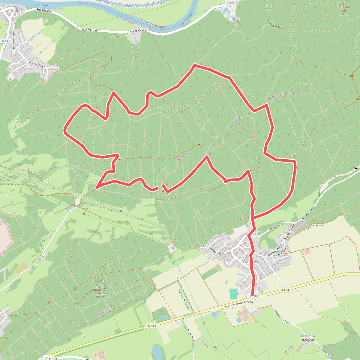 Sentier du Fort des Epesses