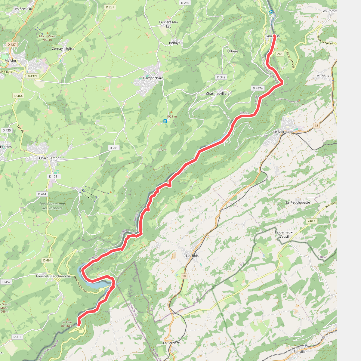 Au fil du Doubs - Etappe 2