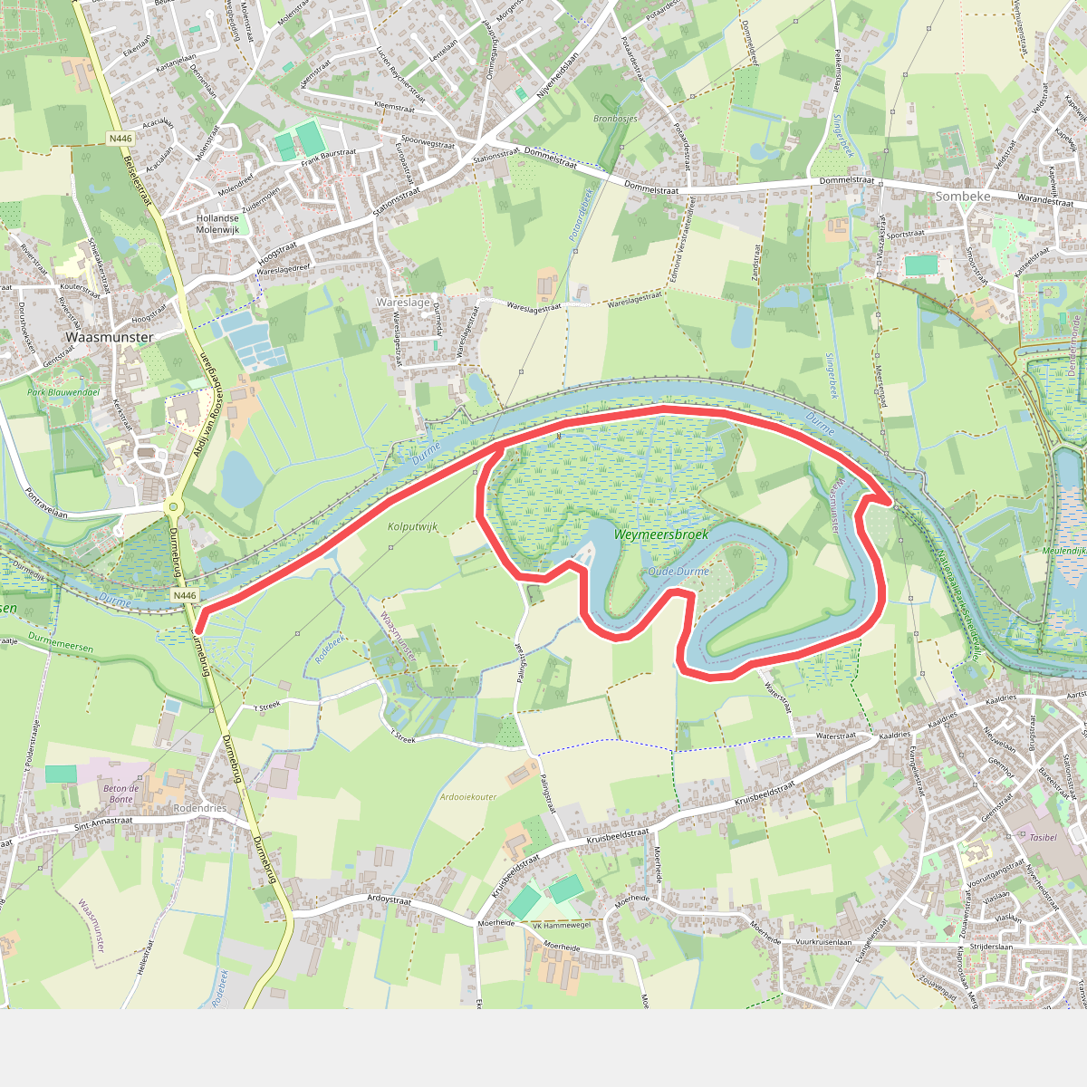 Sombeke-Oude Durme Wandelroute Lus 2