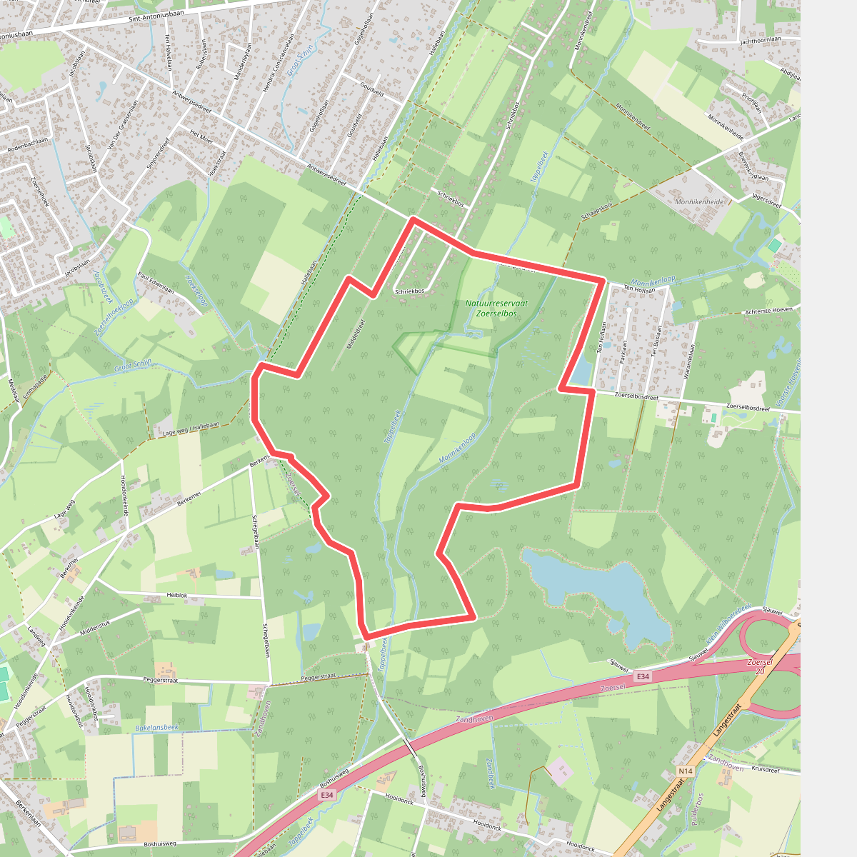 Wandelen in de natuur in Zoersel