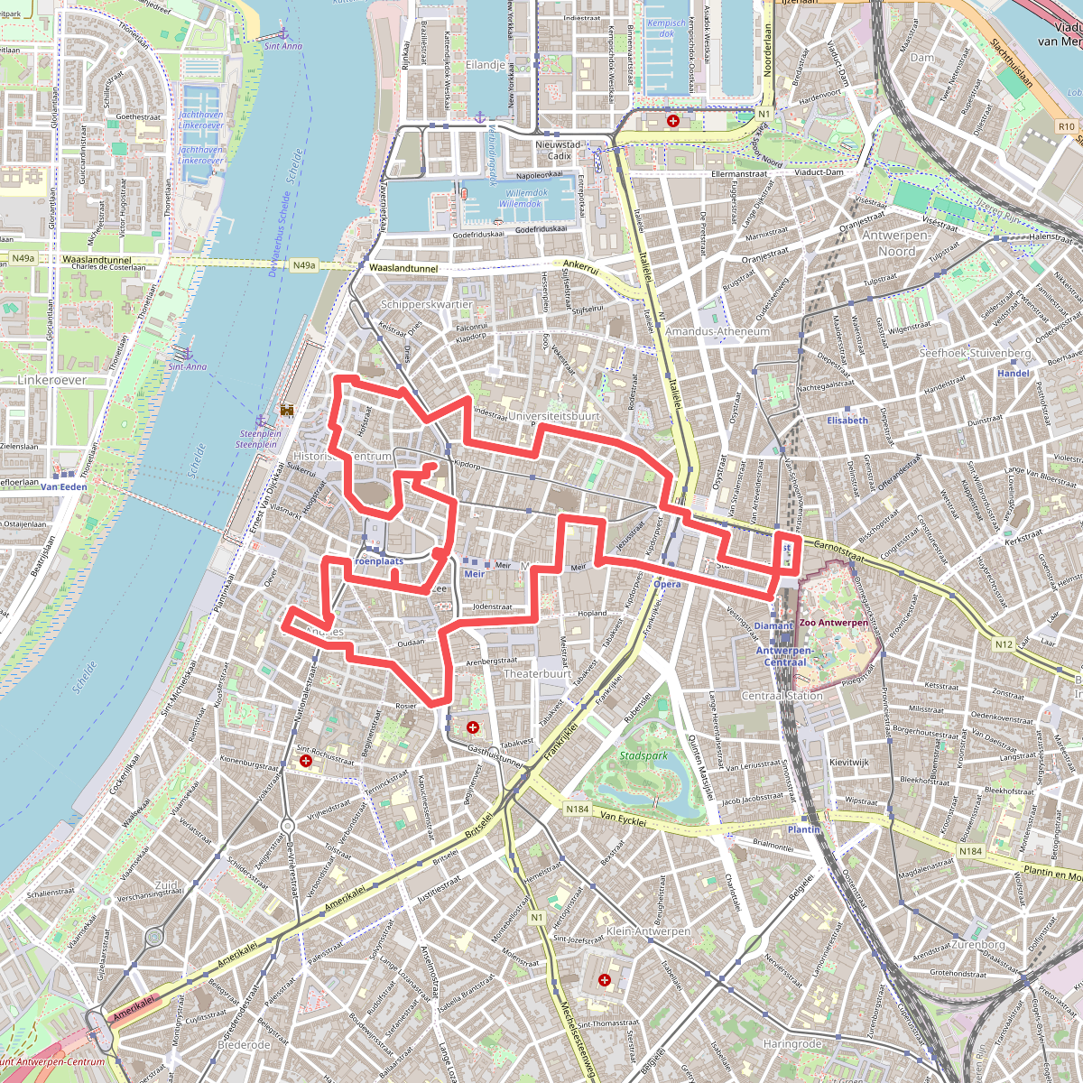 Erfgoedwandelroute Antwerpen