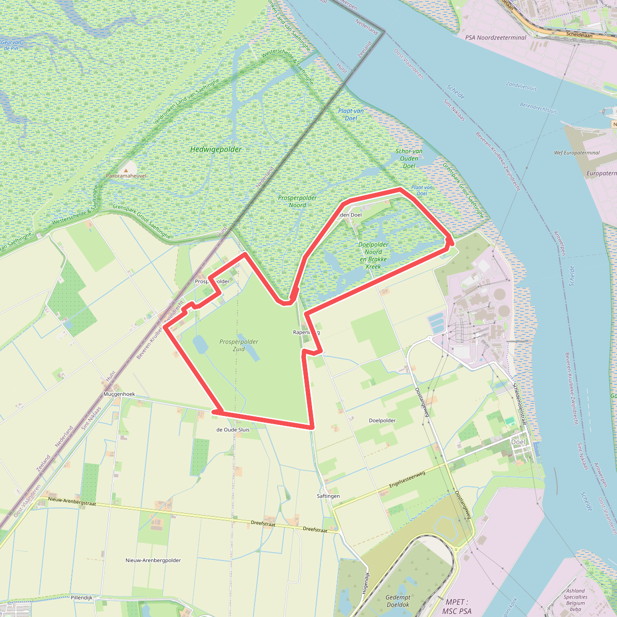 Ouden Doel Wandelroute