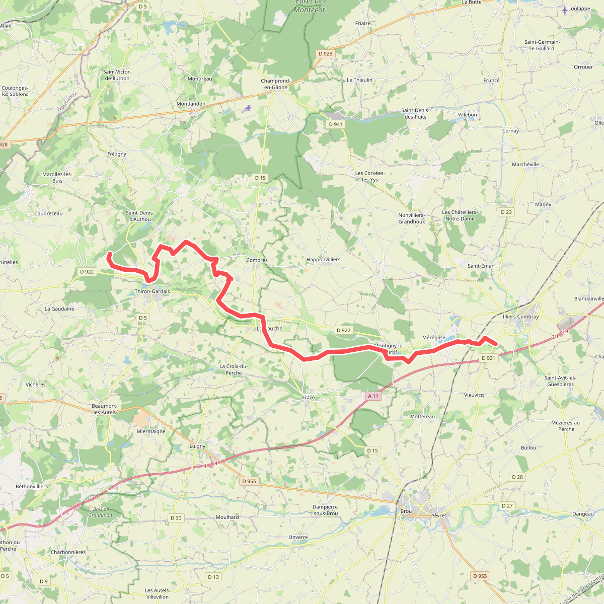 Du Perche à la Loire · Illiers-Combray – Blainville