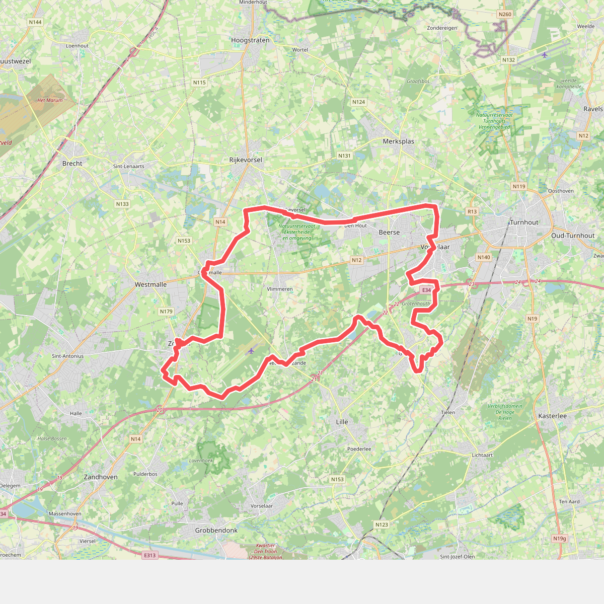 Durmeboorden Wandelroute