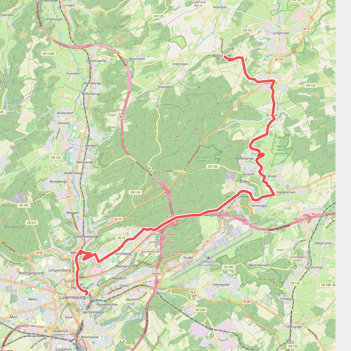 Via Sancti Martini HW-40-02 Junglinster - Luxembourg