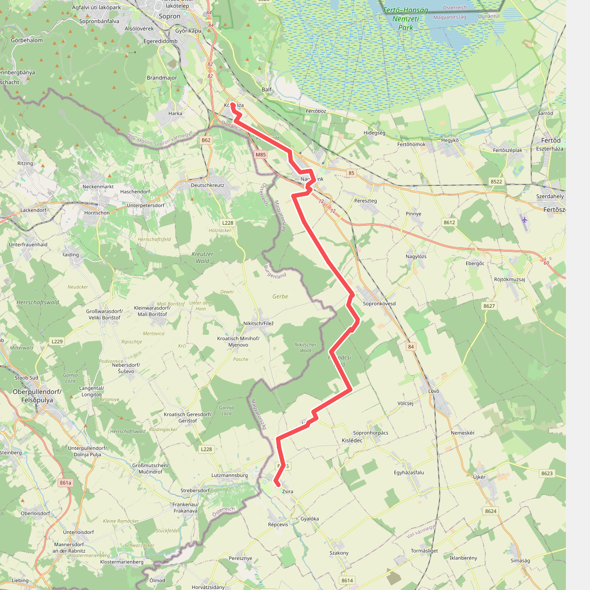 Via Sancti Martini HW-12-01 (Zsira – Kópháza)