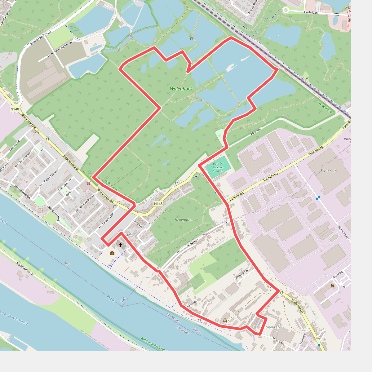 Klinkaart wandelroute