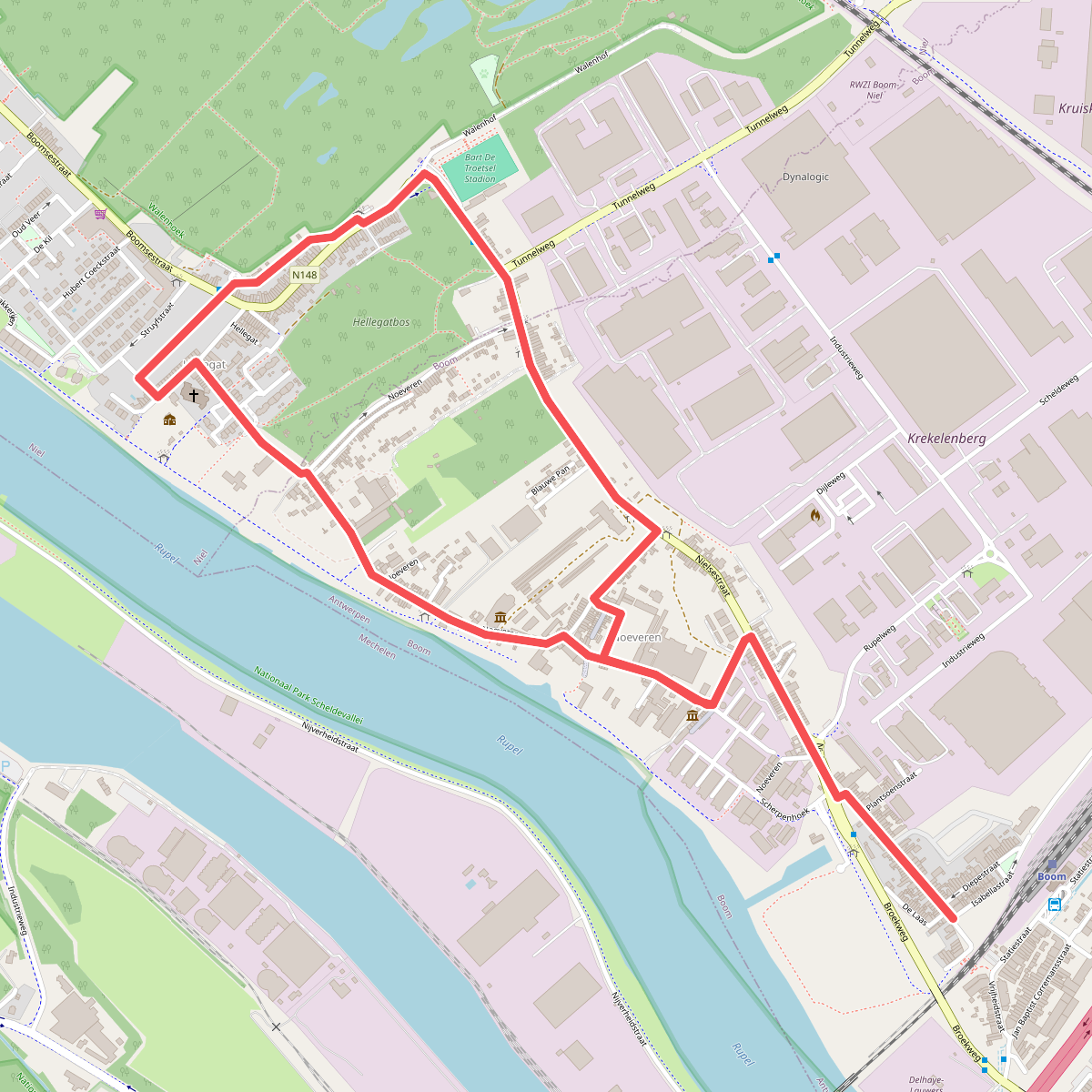 Baksteen Wandelroute