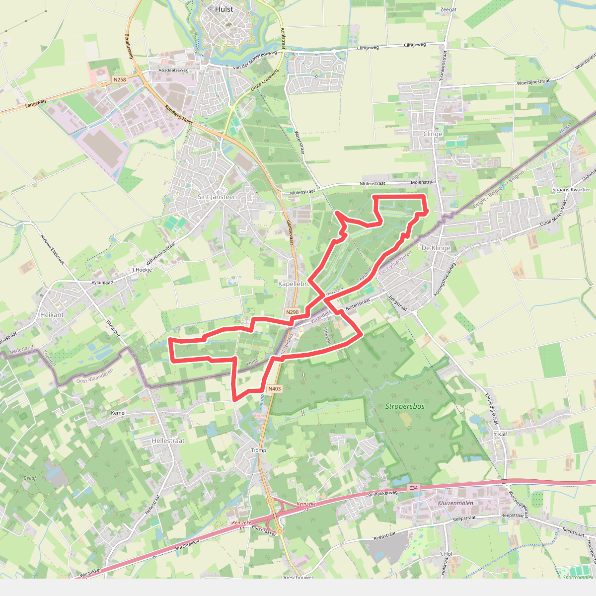 Niemandsland wandelroute
