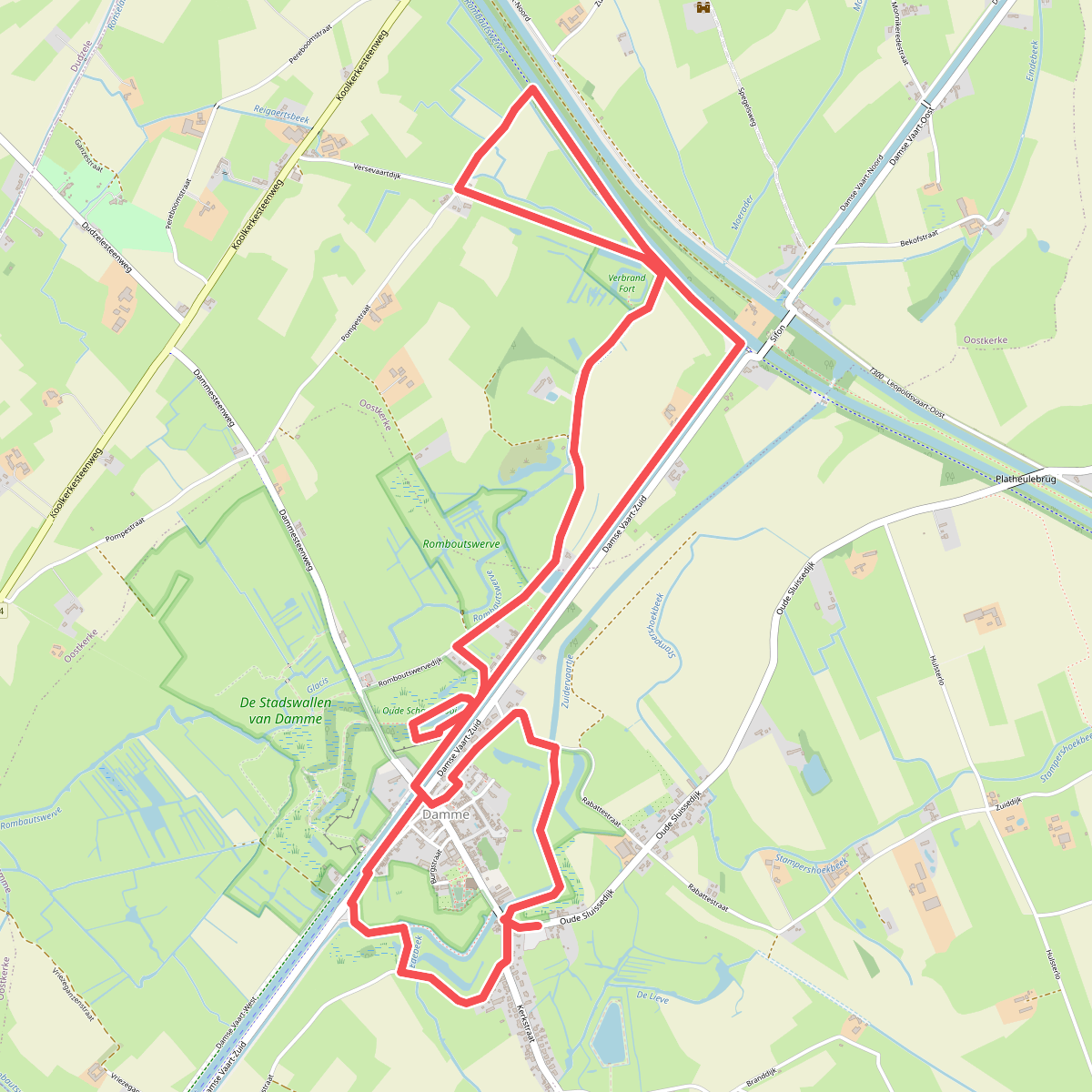 Stadswallen Damme