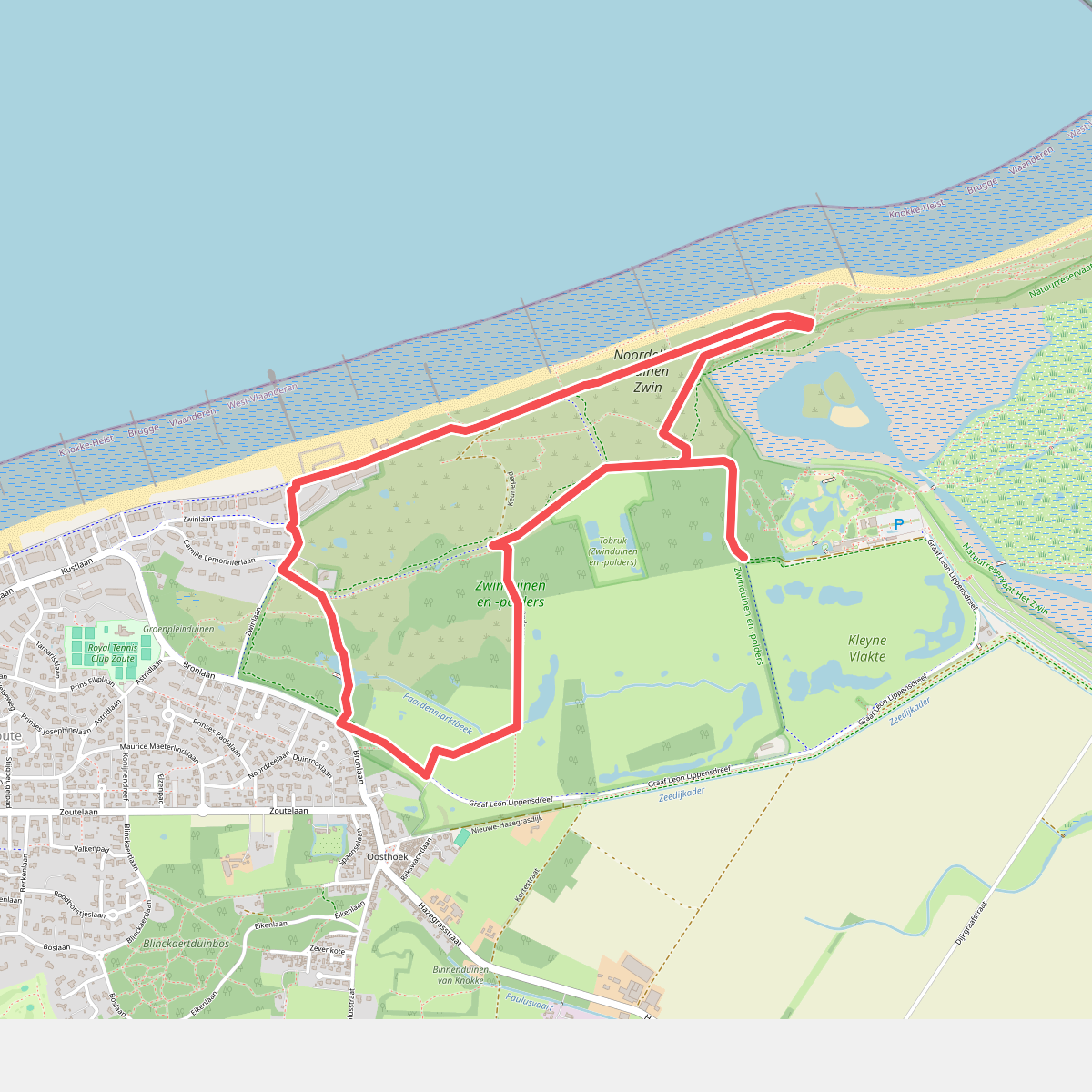 Wandelen in de Zwinstreek