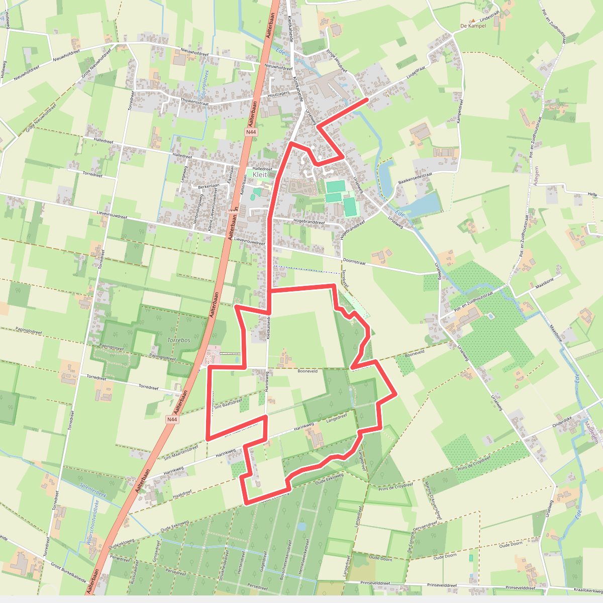 Landschapspark Drongengoed Wandelroute