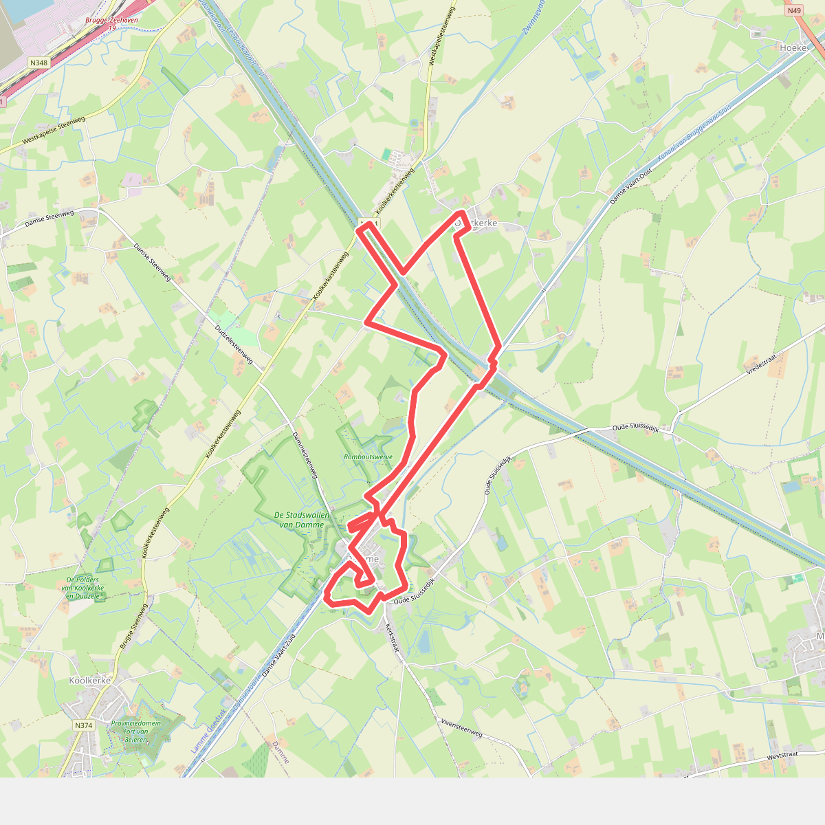 Damse Vaartwandelroute