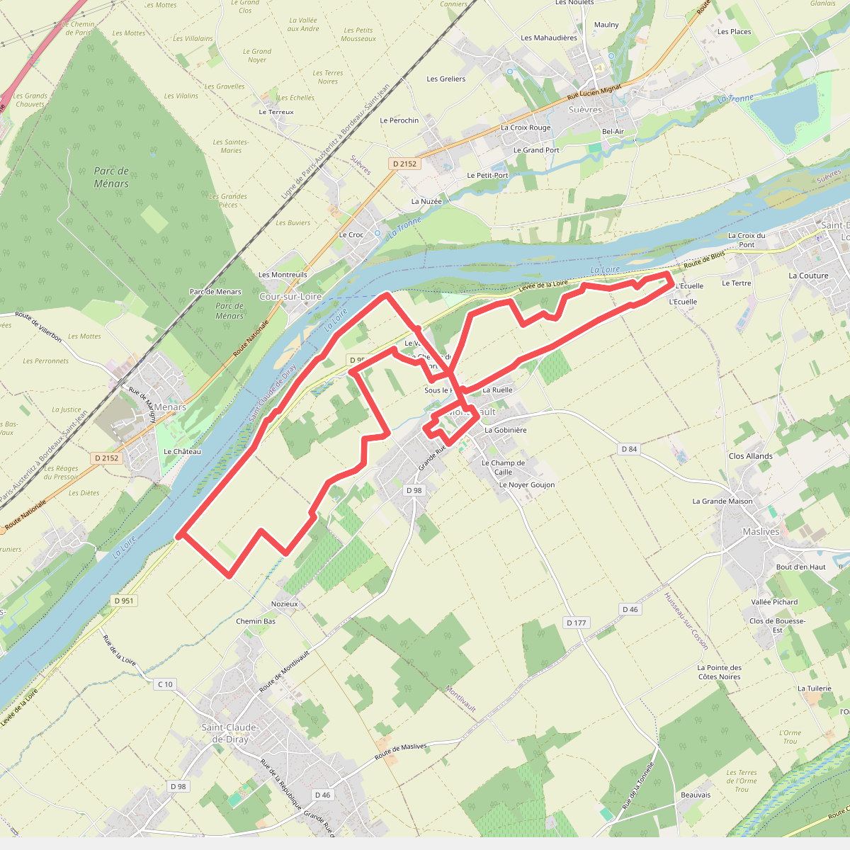 Circuit de la Noue et des bords de Loire
