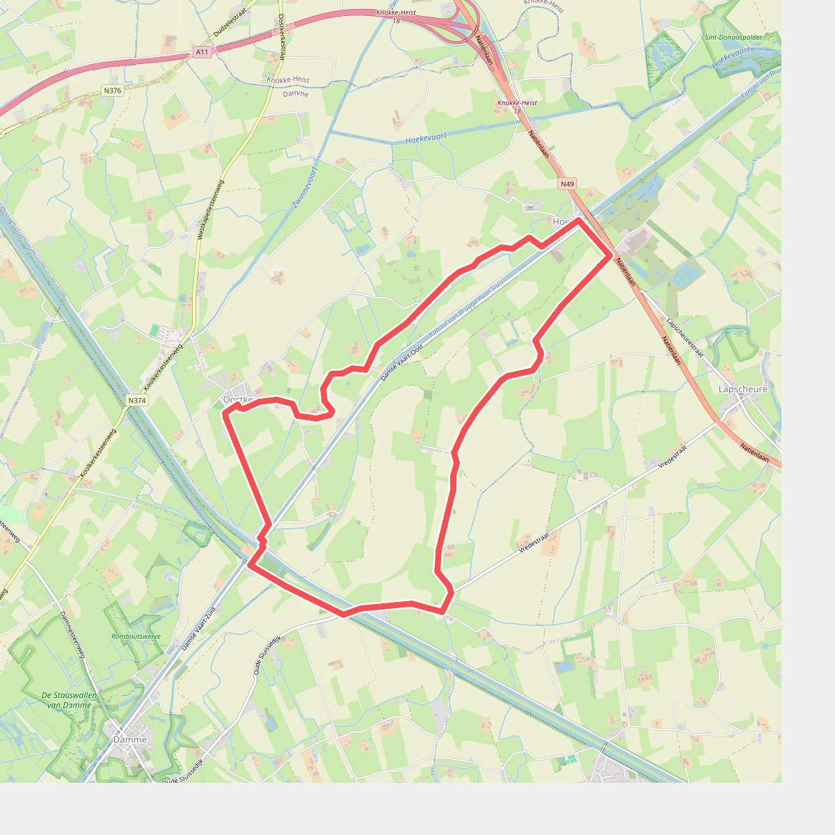 Wandelen in de Damse Polders