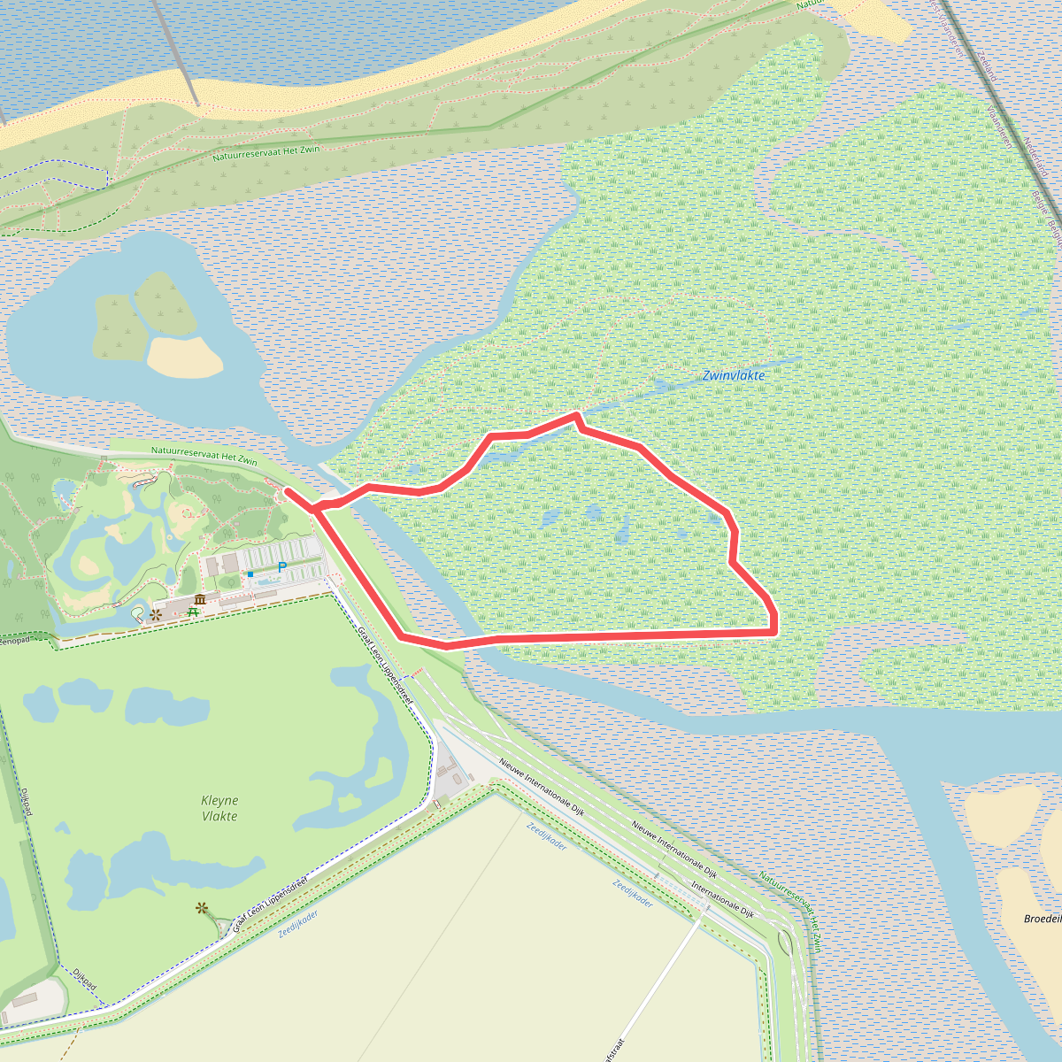 Blotevoetenpad het zwin
