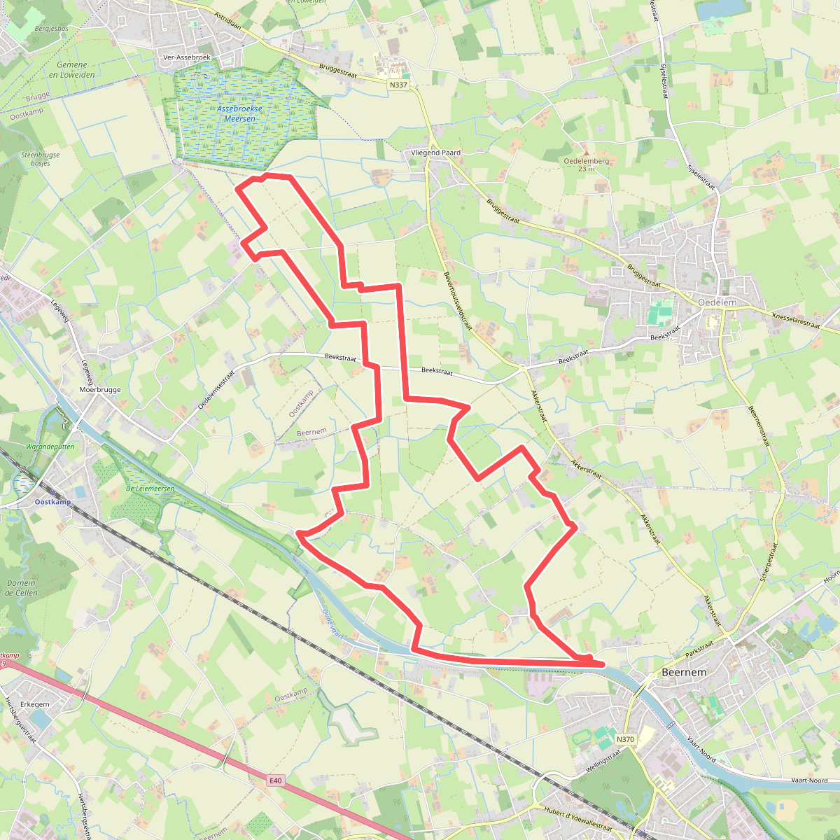 Beverhoutsveldwandelroute
