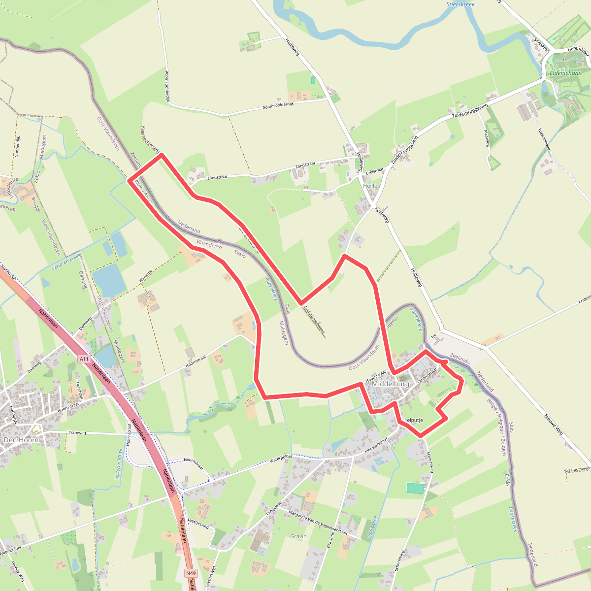 Middeleeuws Middelburg Wandelroute