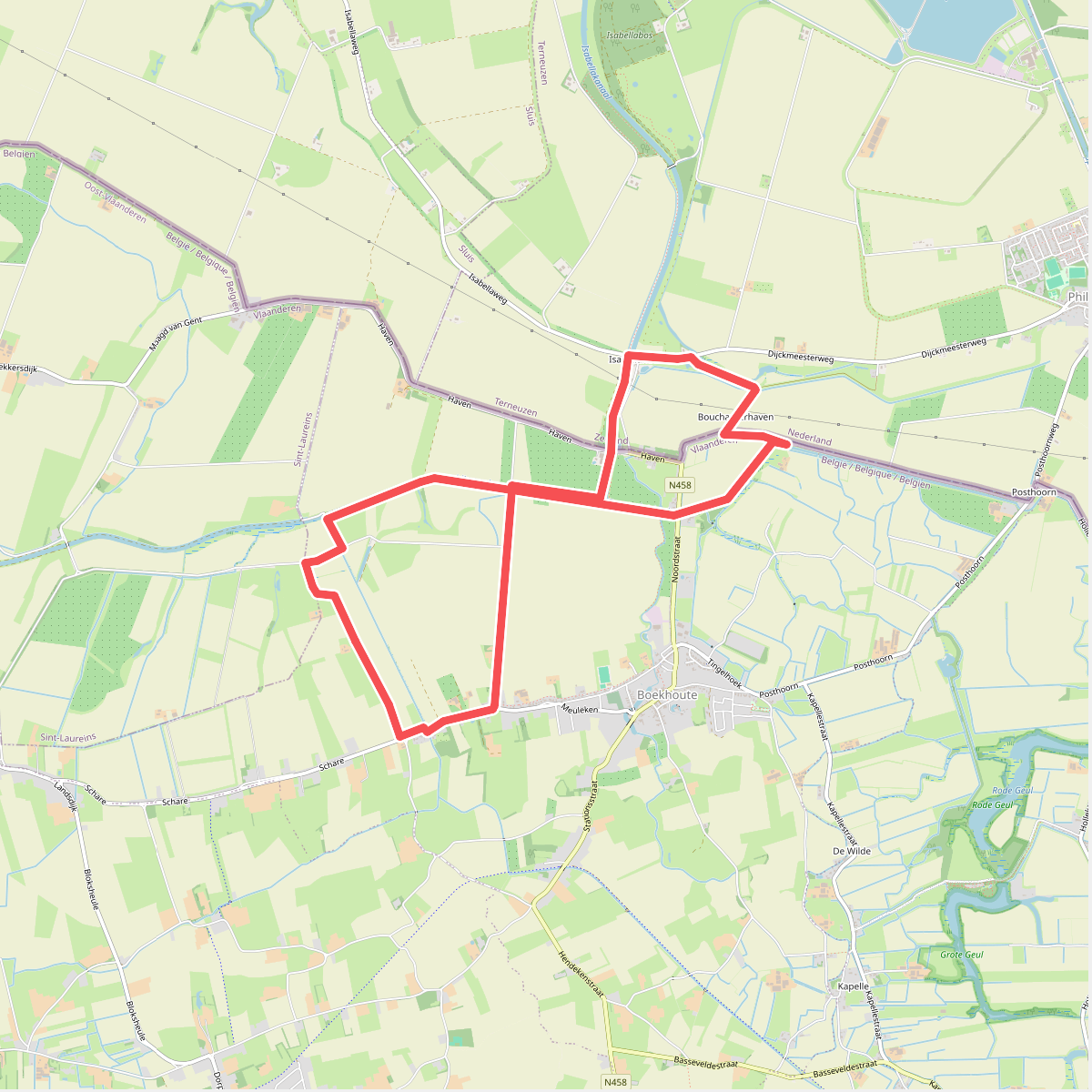 Draad Wandelroute