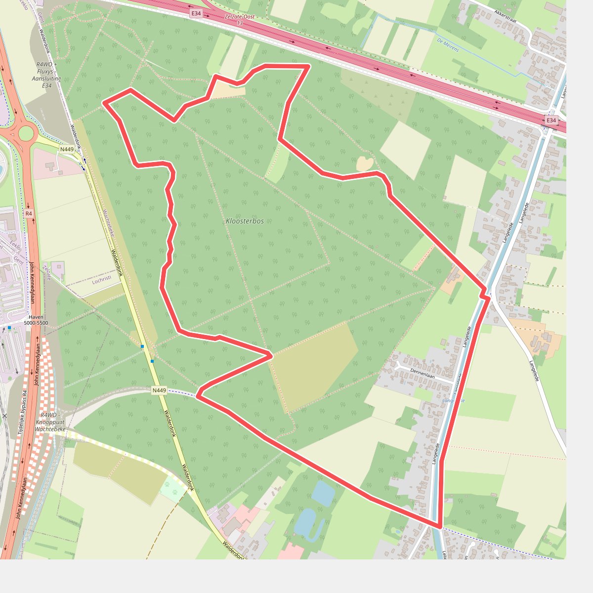 Kloosterbos wandelroute
