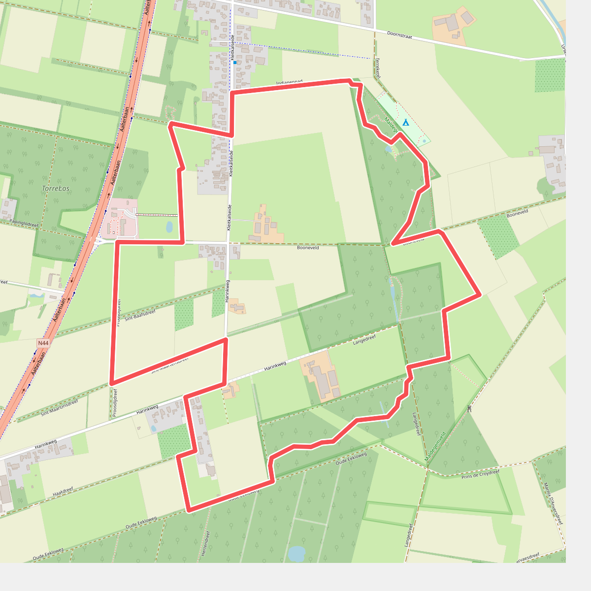 Kleitse bossen wandelroute
