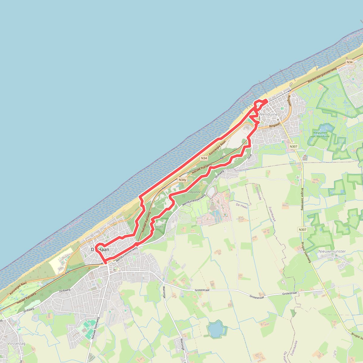 Duinbossenwandelroute