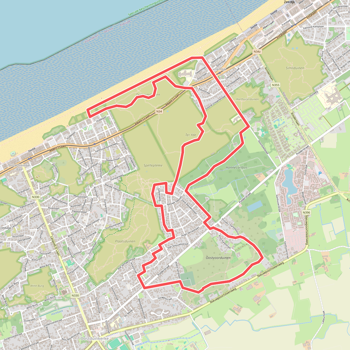 Kruwers wandelroute