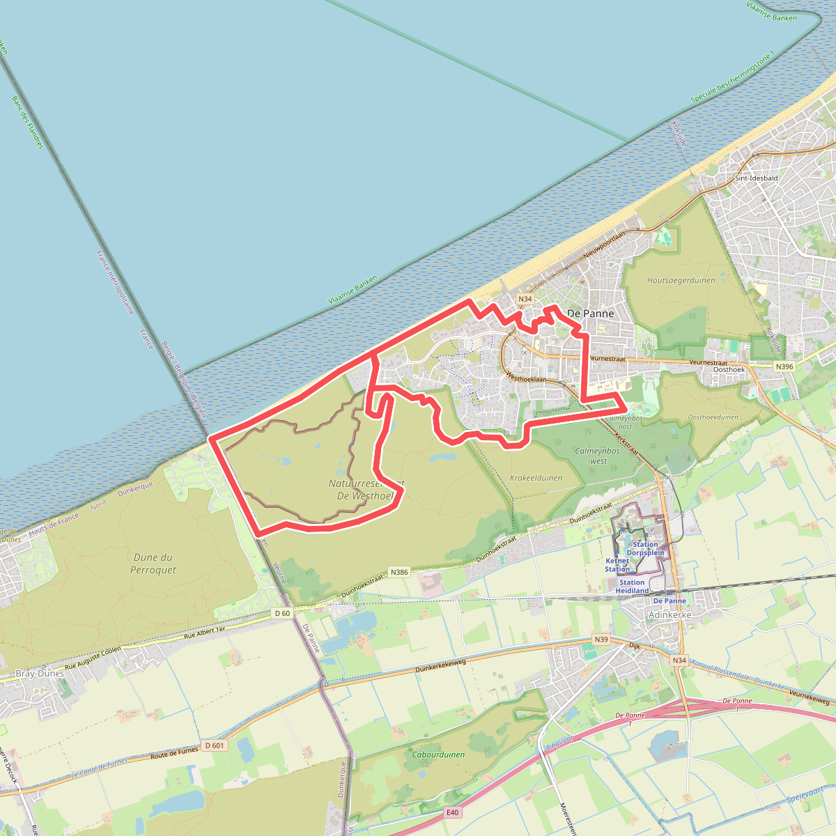 Wandelen in De Panne