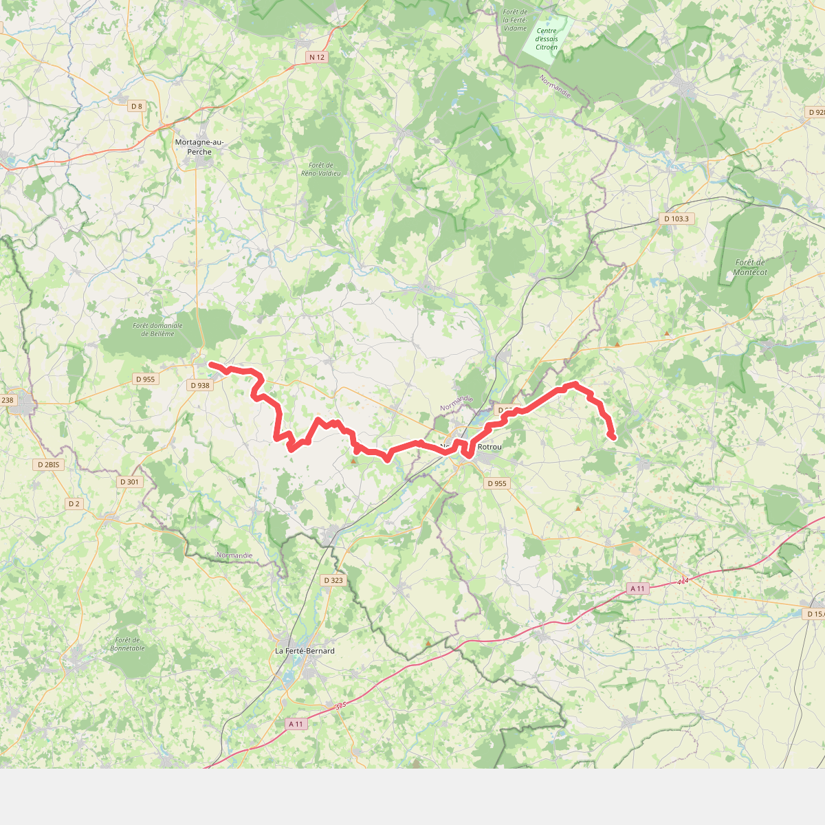 Chemin de Chartres · Blainville – Bellème