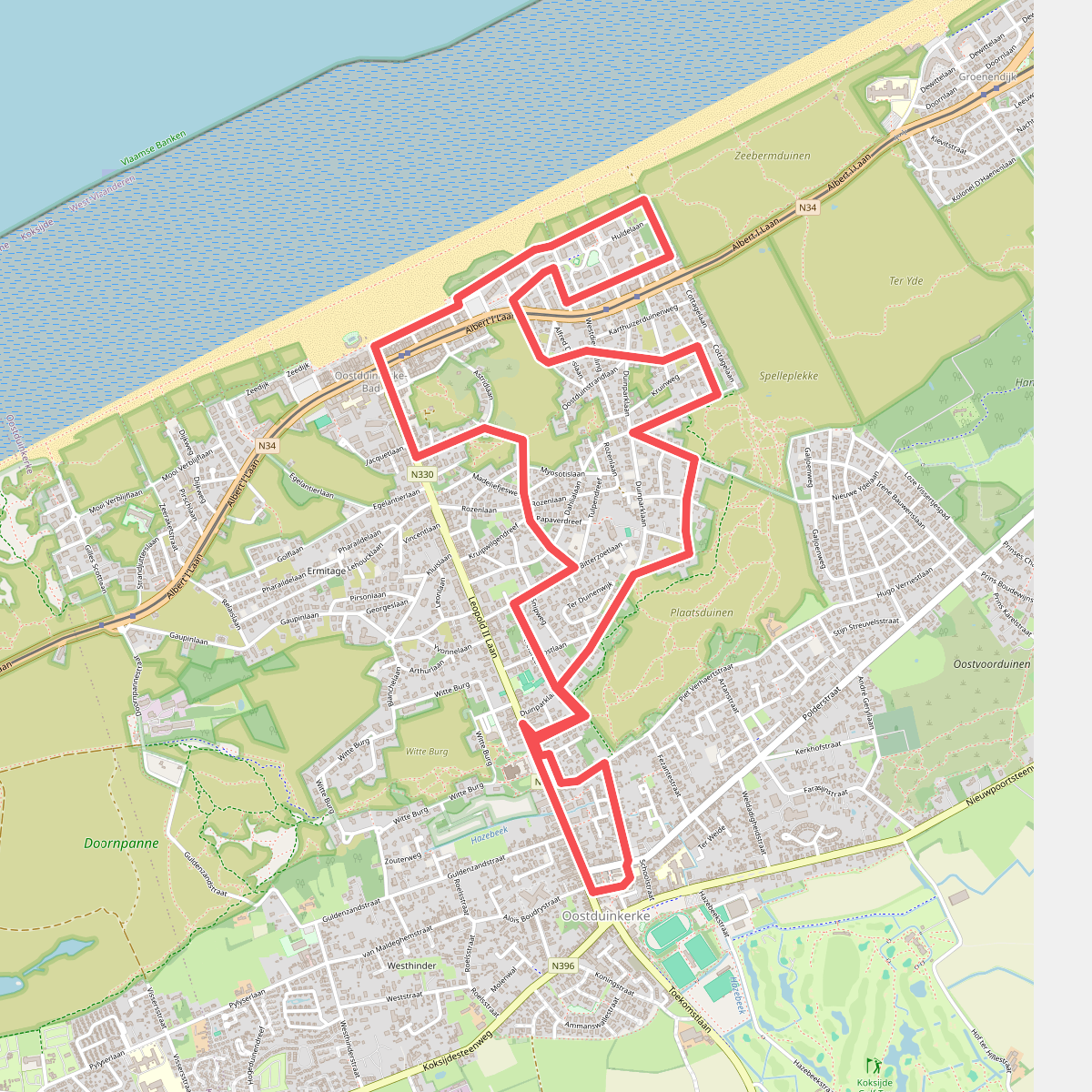 Spelleplekke wandelroute