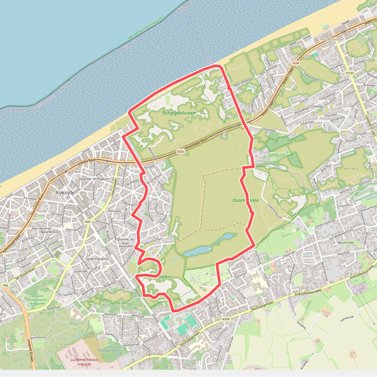 Wandelcombinatie duinen en strand