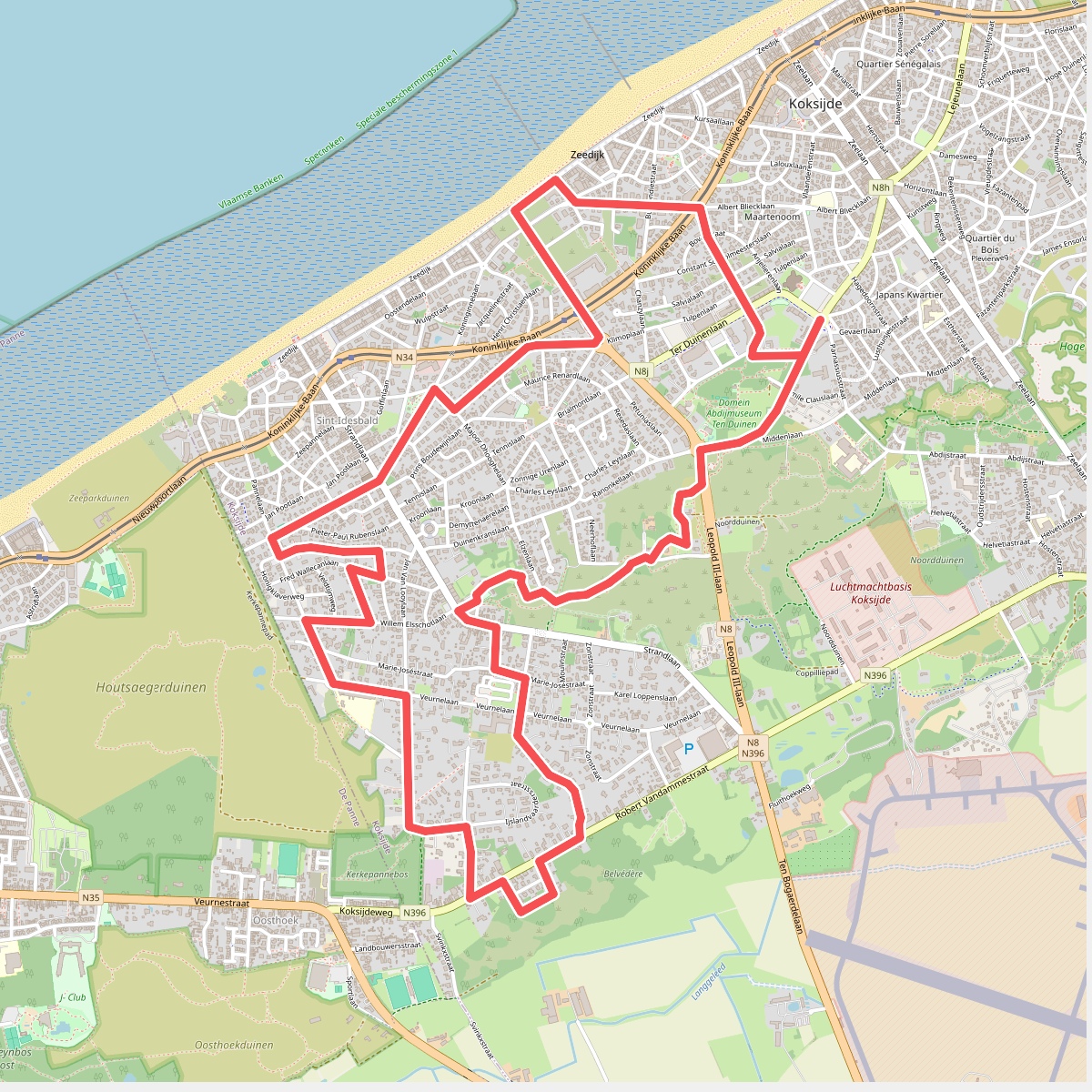 Artiestenwandelroute