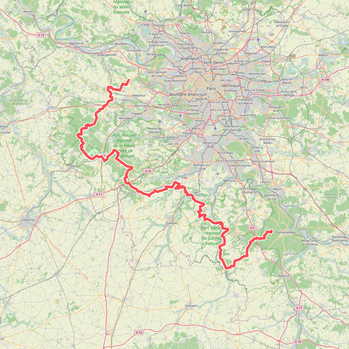 Tour de l'Île-de-France · Feucherolles – Franchard