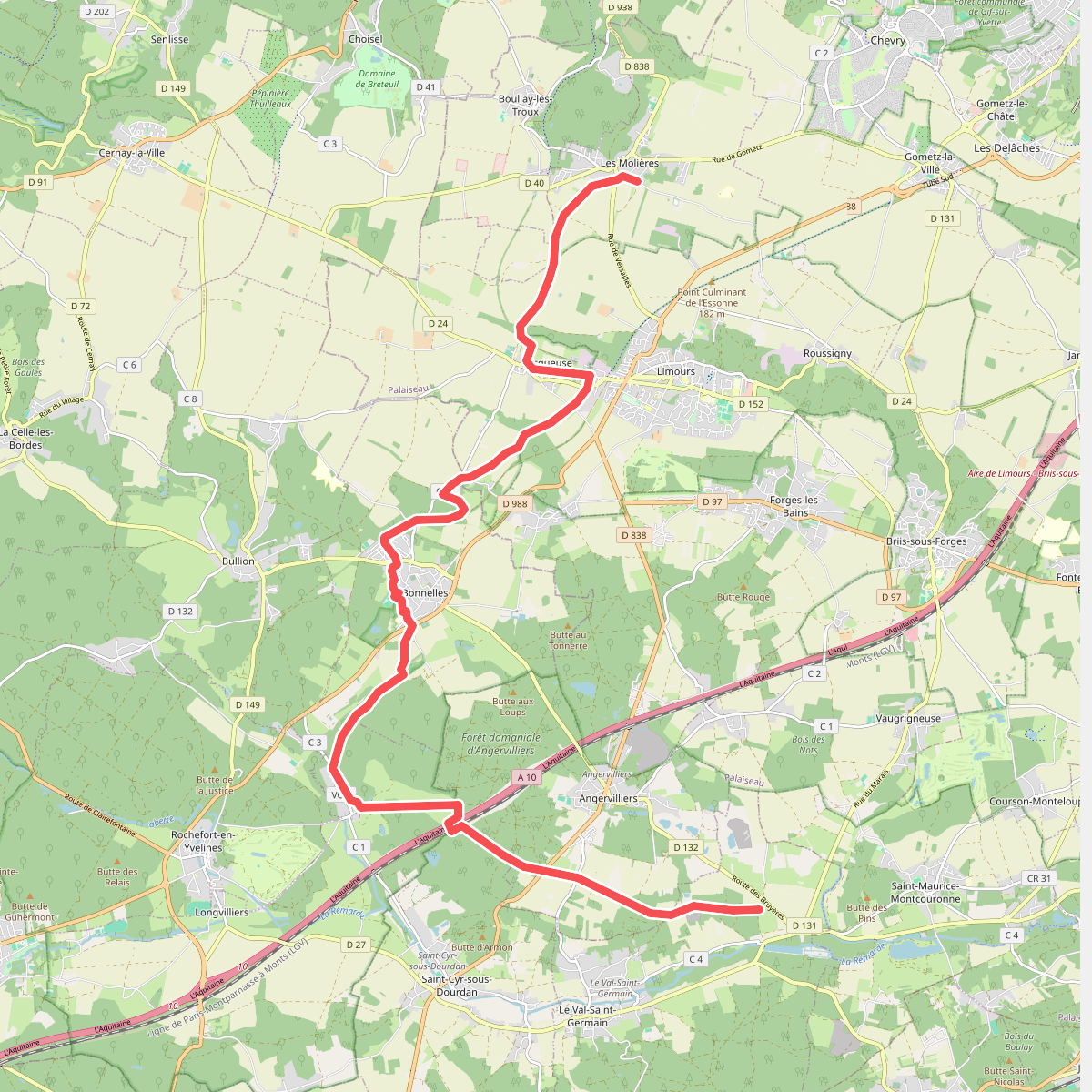 Grand Tour de Paris, variante par Bonnelles