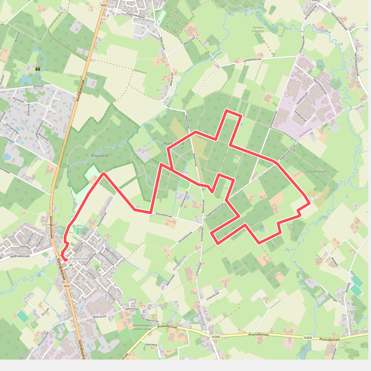 Kampveldwandelroute