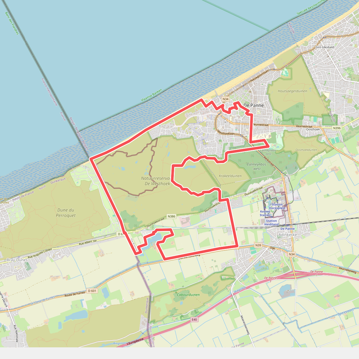 Wandelen in de duinen