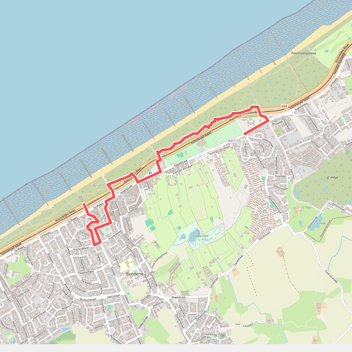 Erfgoedwandelroute Bredene