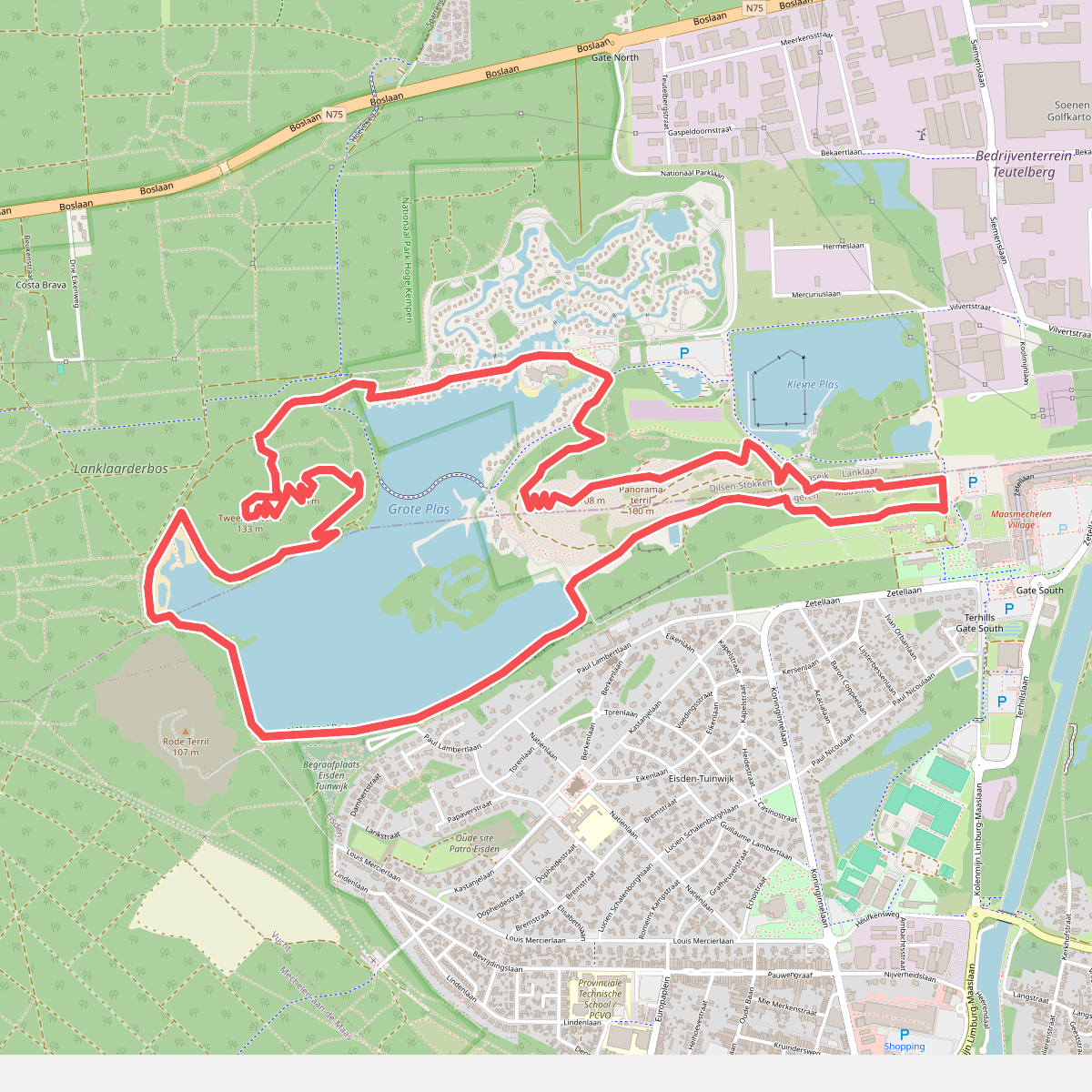 Terhills paarse route