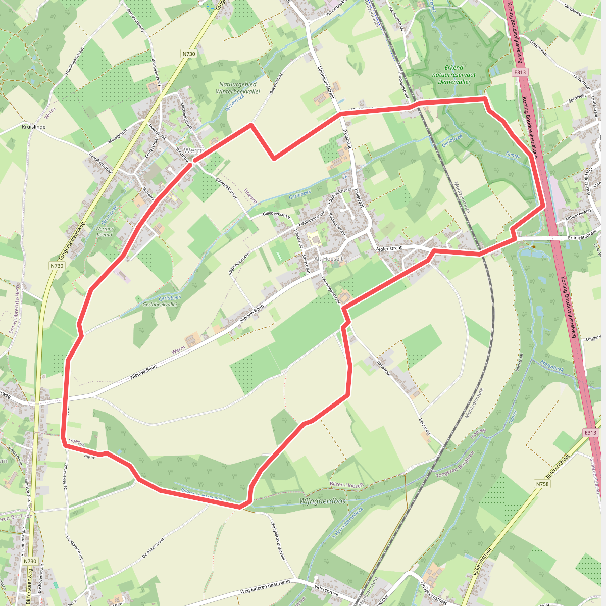 Bronnenwandeling Hoeselt