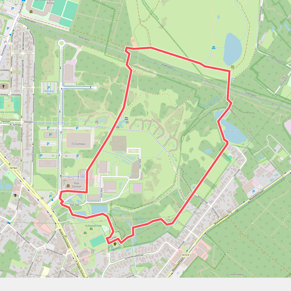 Thorpark groene route