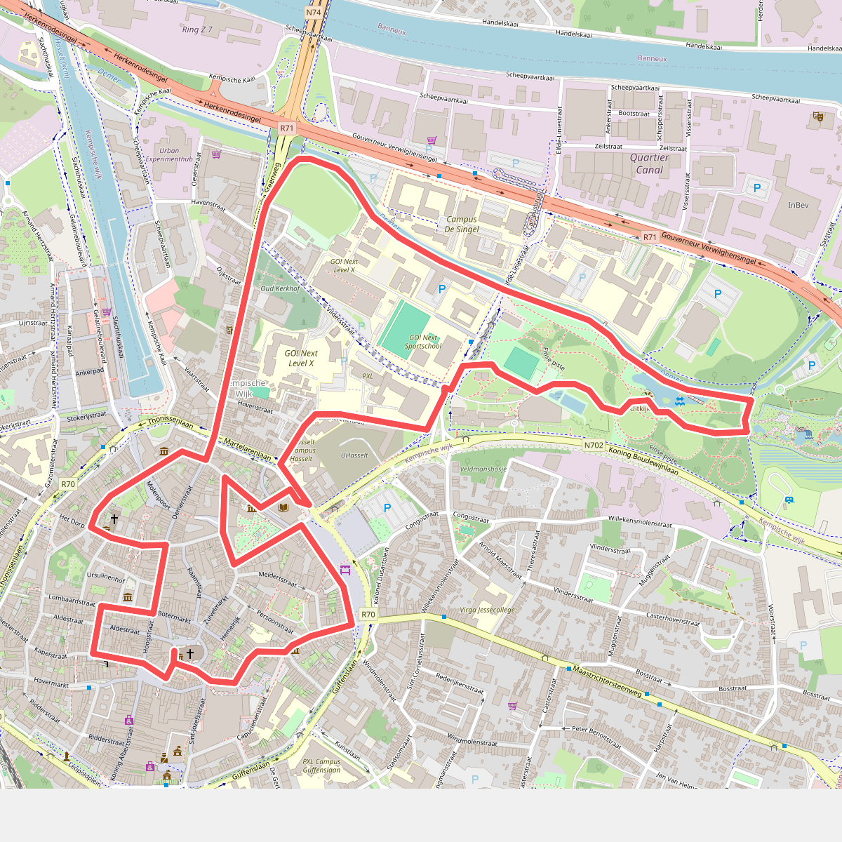Stadswandeling Hasselt