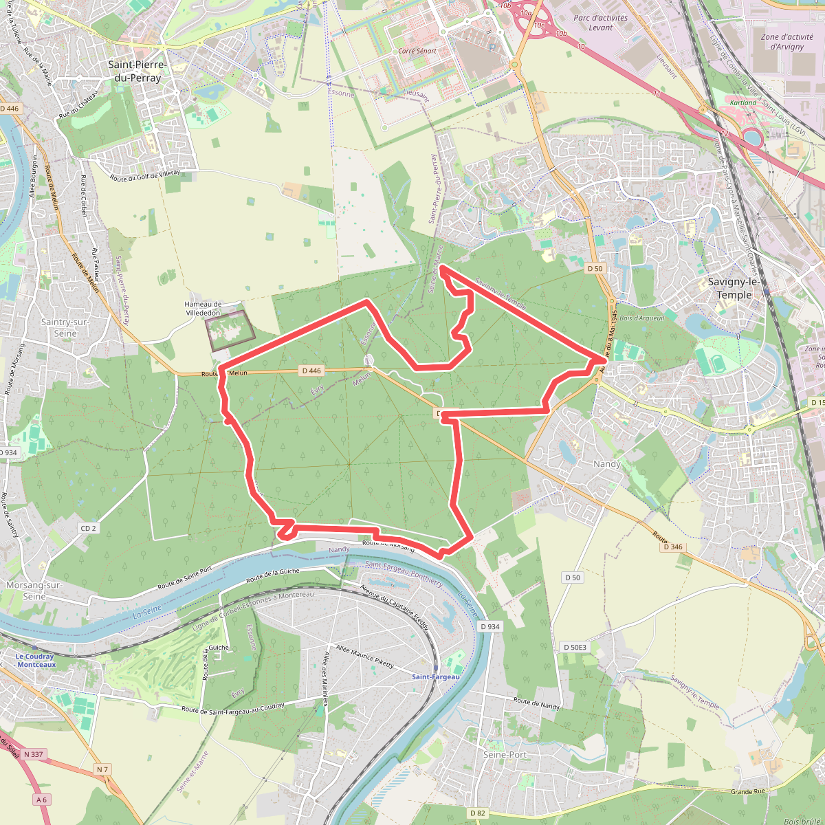 En forêt de Rougeau