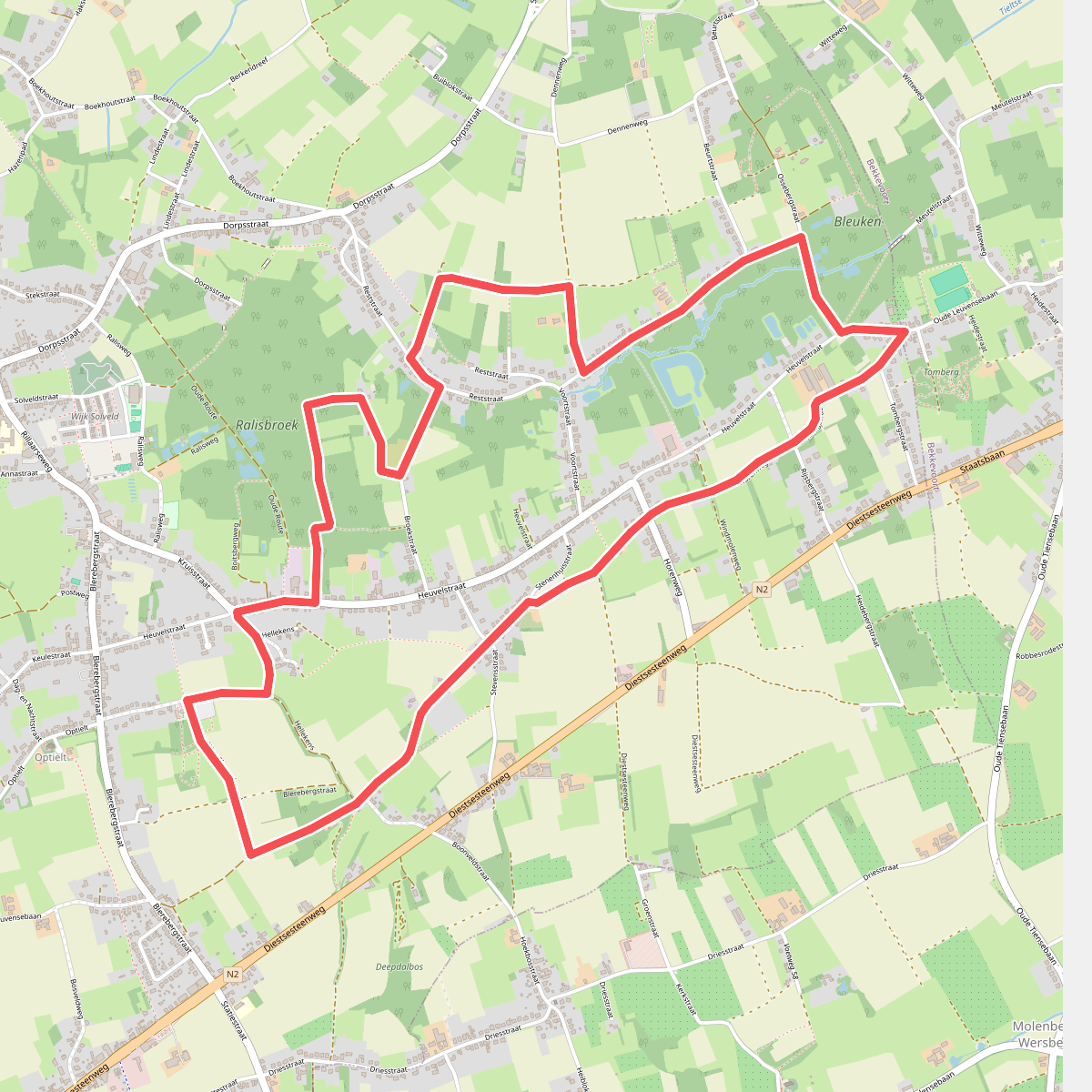 Tieltse Mottewandeling oranje