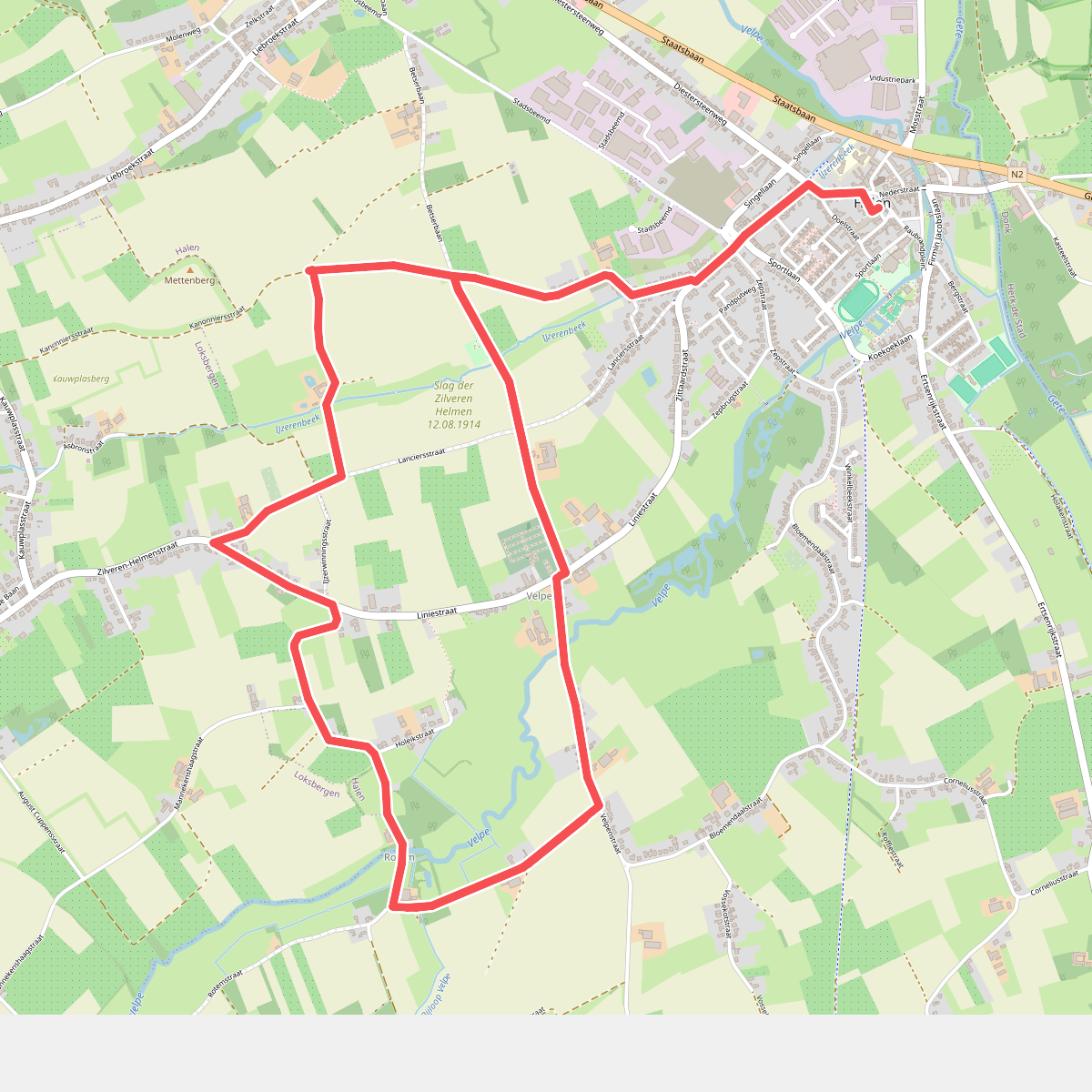 Zilverenhelmenroute 