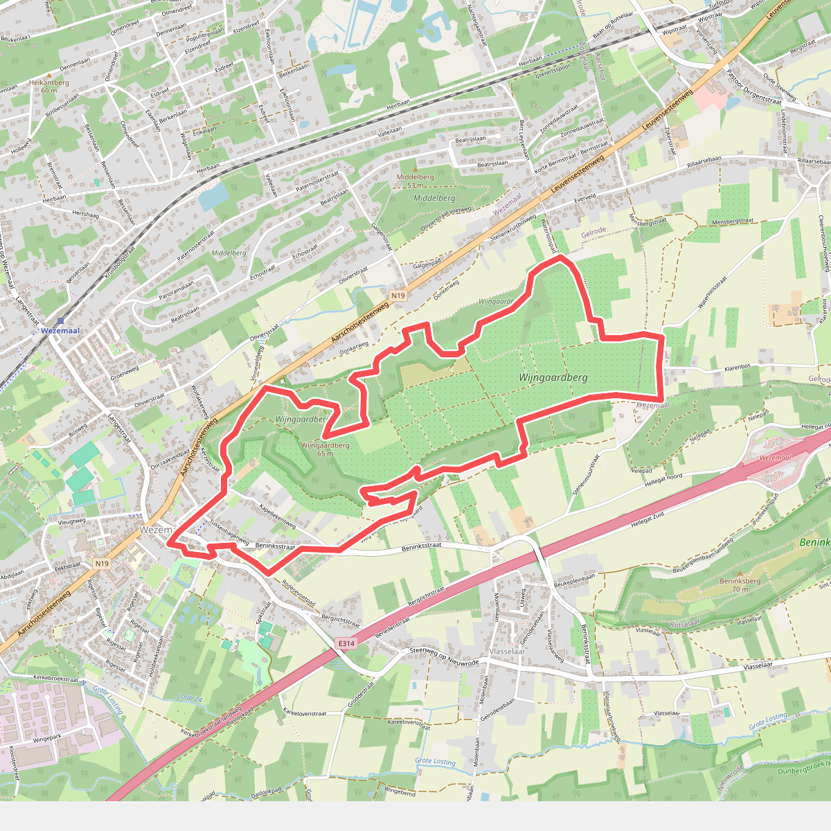 Wijngaardbergwandeling