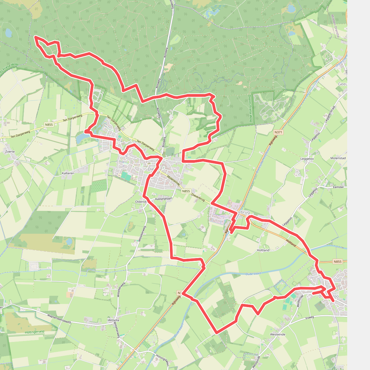 Diever Onderduikershol · De Ster van Dwingeloo etappe 2
