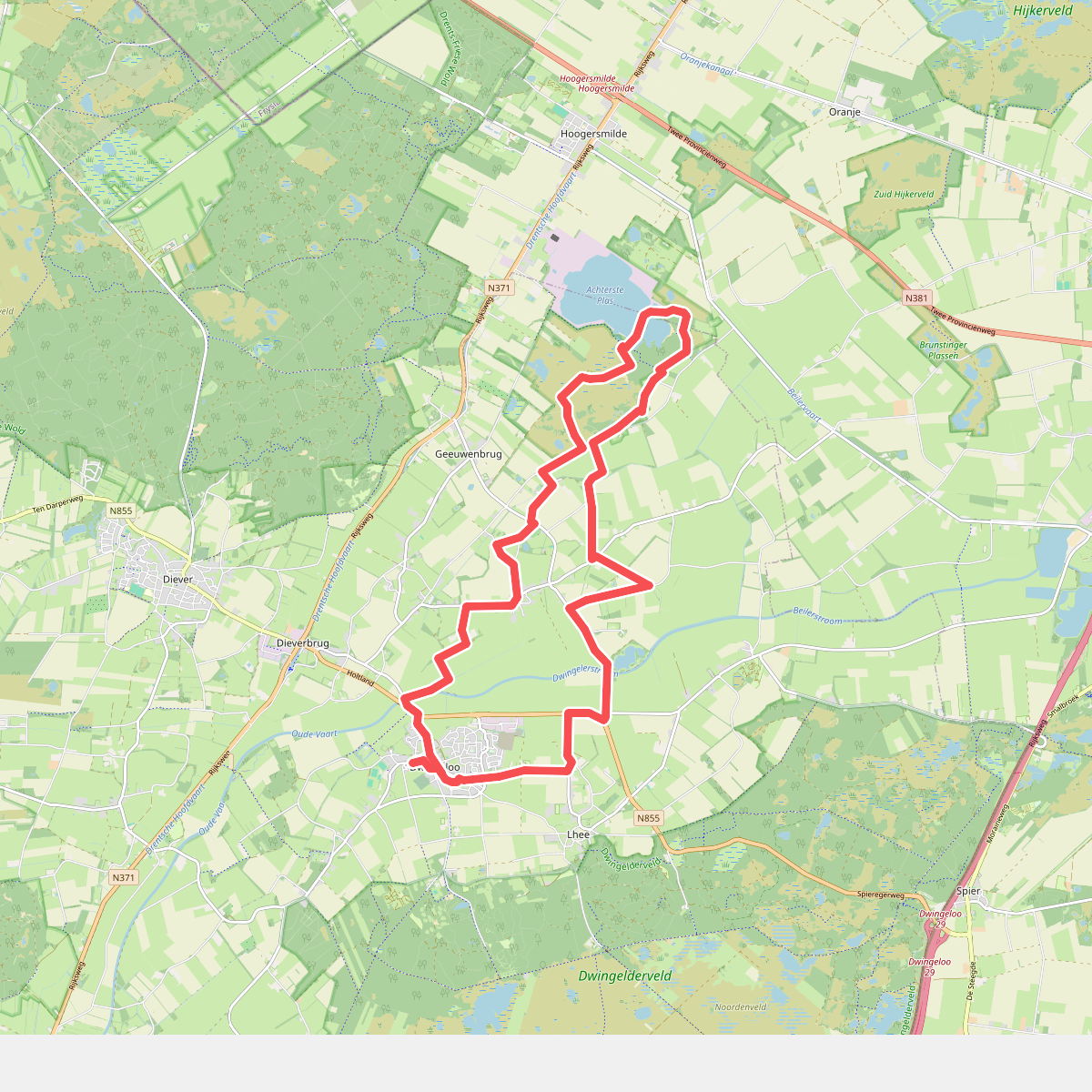 Leggelderveld - Blauwe Meer · De Ster van Dwingeloo etappe 3